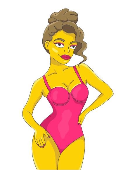 cartoon girl