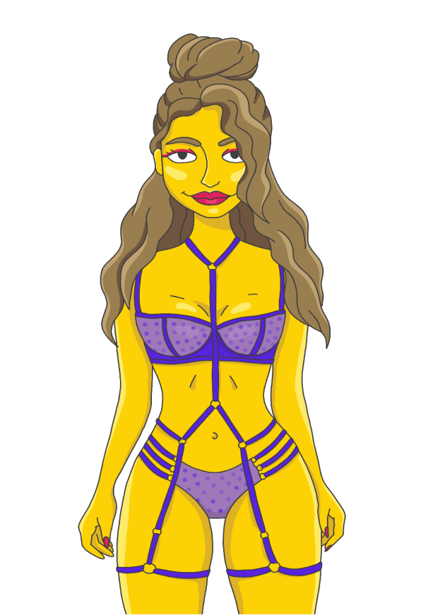 cartoon girl
